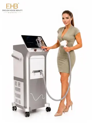 Ședință de epilare definitivă cu laser diodă la English House Beauty Bistrița